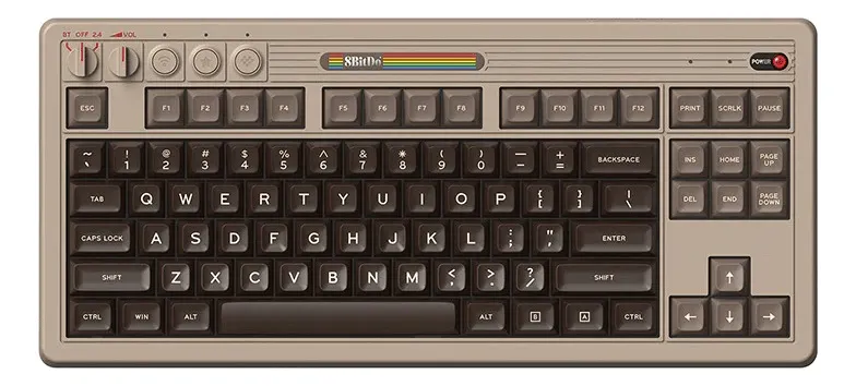 Teclado mecânico retrô